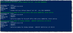 Install-WindowsUpdate screenshot