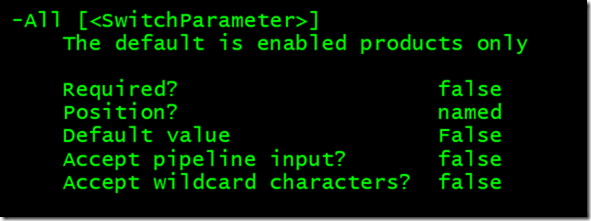 magic parameter description