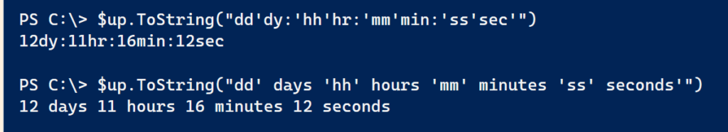 Formatting PowerShell TimeSpans • The Lonely Administrator