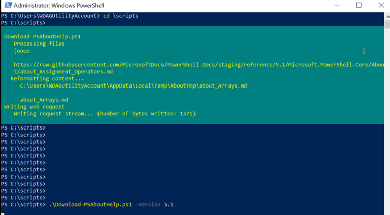 Updating PowerShell About Help • The Lonely Administrator