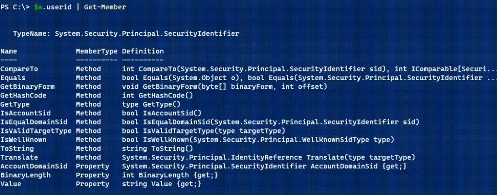 System.Security.Principal.SecurityIdentifier
