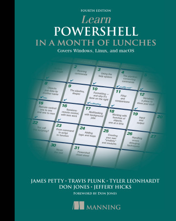 Learn PowerShell in a Month of Lunches Fourth edition